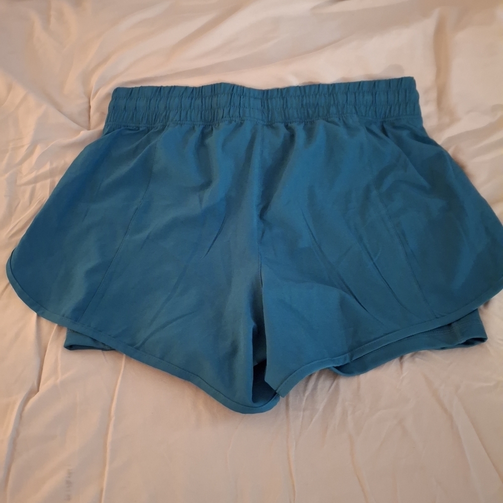 90 Degree By Reflex Women's Teal Athletic Shorts - Picture 5 of 6